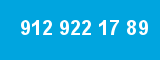 912 922 17 89